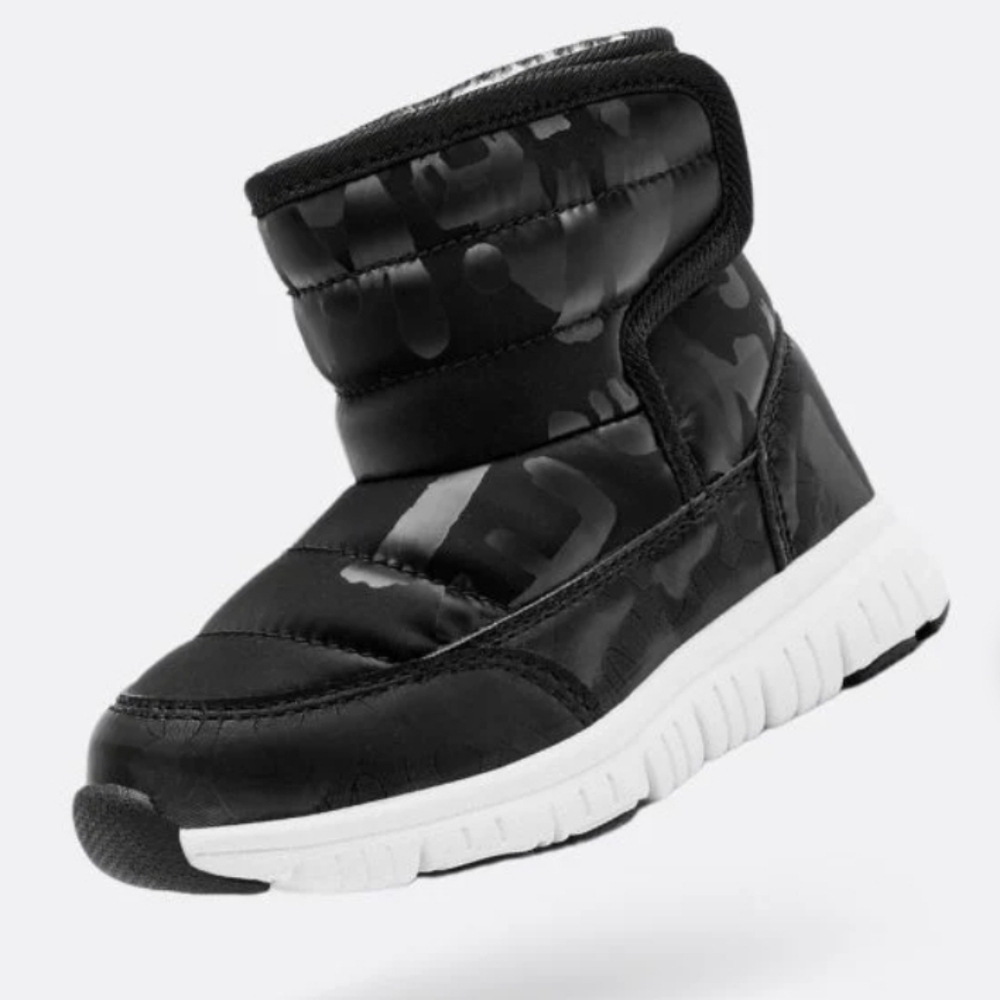 New! Hobibear toddler black snow boots for boys girls winter warm outdoor 8.5